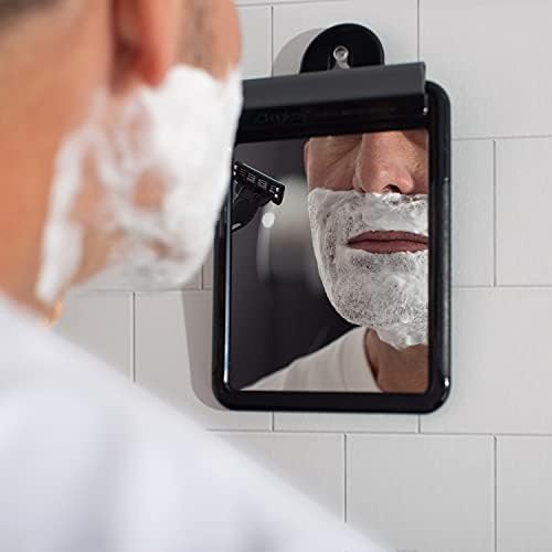 Zadro Fogless Travel Water Shower Mirror with Squeegee and Pouch 1
