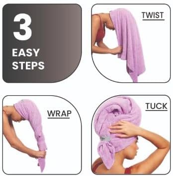 Curly Girl Microfiber Towel Wrap for Women 1
