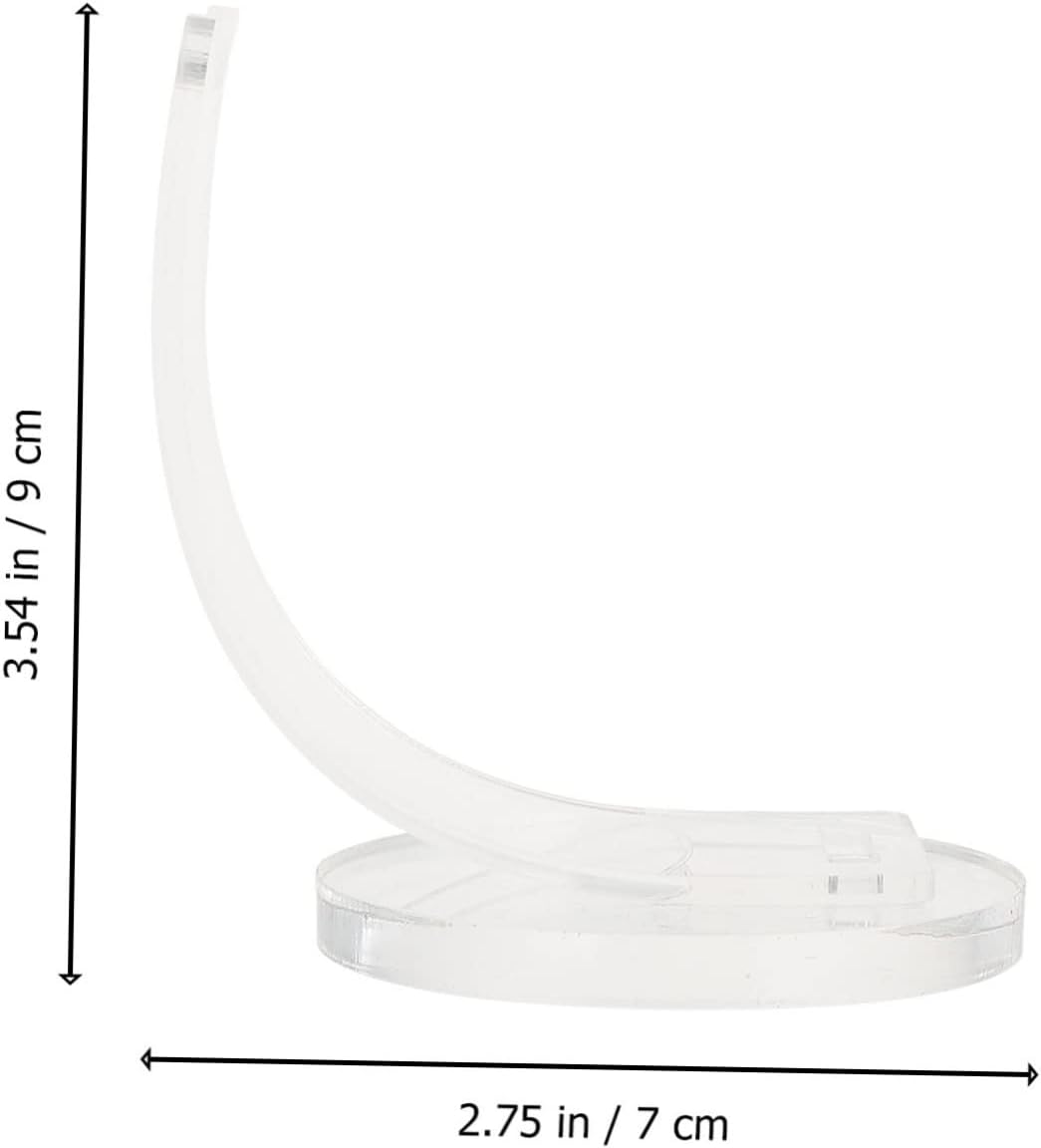 Housoutil Acrylic Brush Display Rack for Desk