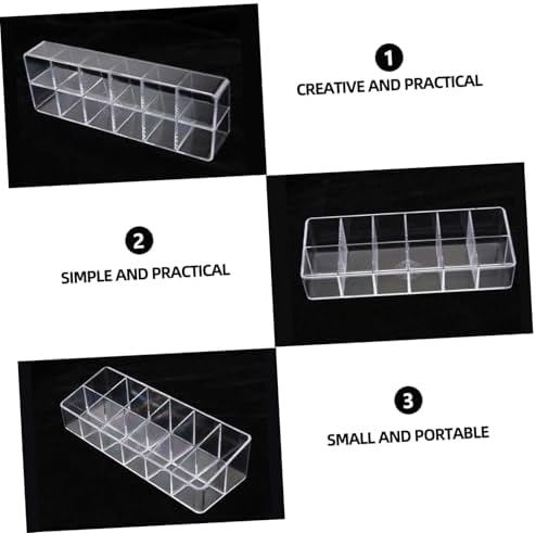 WOONEKY Lipstick Storage Box Organizer