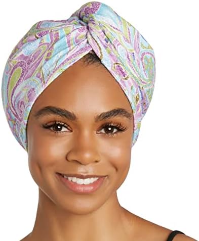 Turbie Twist Microfiber Hair Towel 2 Pack - Purple Paisley