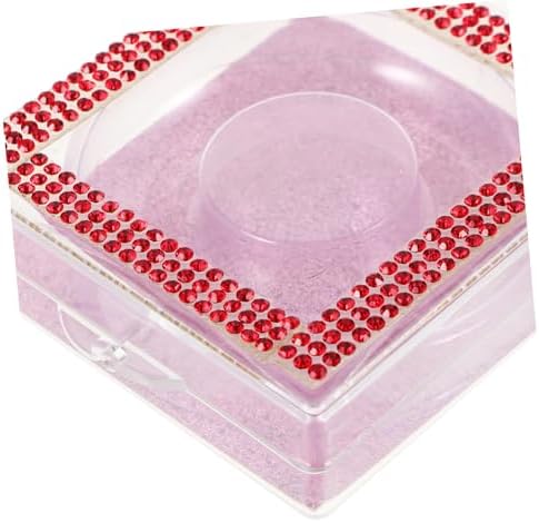2pcs Rhinestone Eyelash Storage Box Stylish Case for Travel 1
