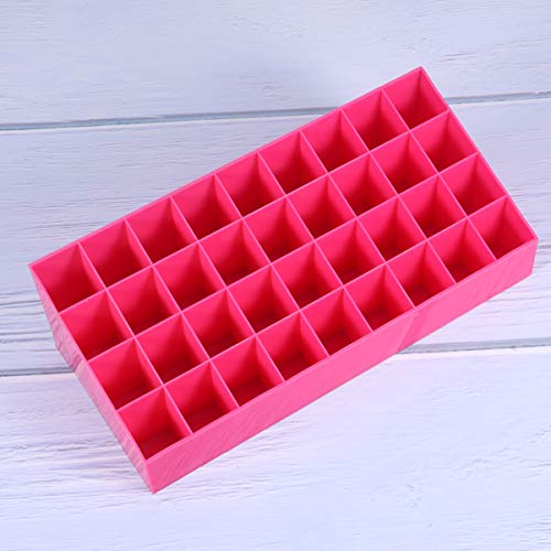 Claret Lipstick Holder 36 Slots Cosmetic Organizer