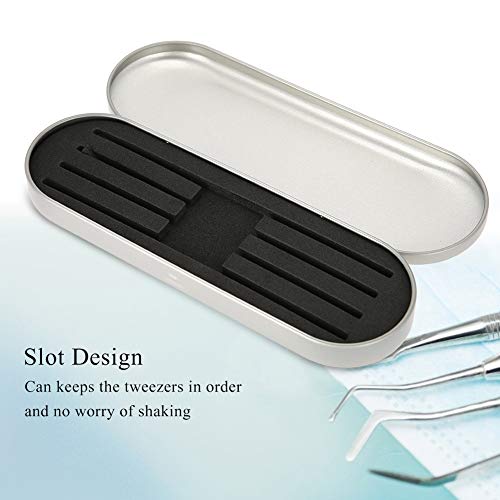 Sonew Silver Eyelash Tool Storage Box