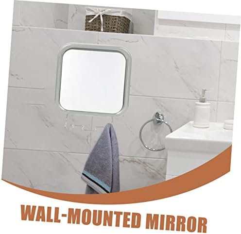 Fogless Shower Mirror with Suction Cups and Hook 1