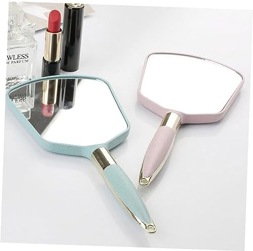 SOIMISS Handheld Mirror with Ergonomic Handle for Travel and Bathroom Use