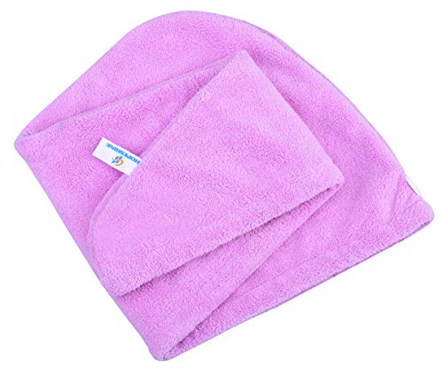 HOPESHINE Hair Towel Twist 3-Pack Blue Purple Rose Red