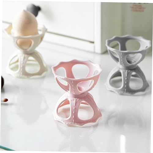 3pcs Powder Puff Stand Holder Portable Storage Rack