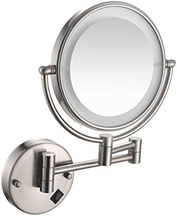 DEIHGE LED Cosmetic Mirror with 3x Magnification and Swivel Mount