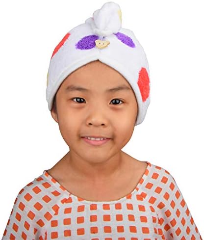 HOPESHINE Microfiber Hair Towel Wrap for Kids 3-Pack