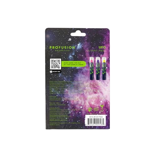 Profusion Cosmetics UFO UV Face Paint Liner Stick Trio