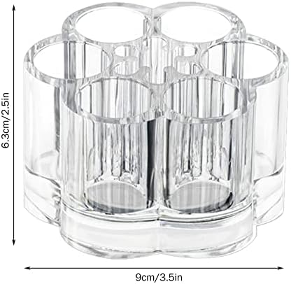 YIWULA Lipstick Holder 6-Hole Cosmetic Organizer