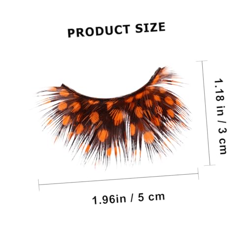 WOONEKY Dramatic Halloween False Lashes Set