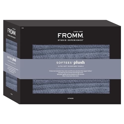 Fromm Softees Plush Microfiber Towels 6 Pack