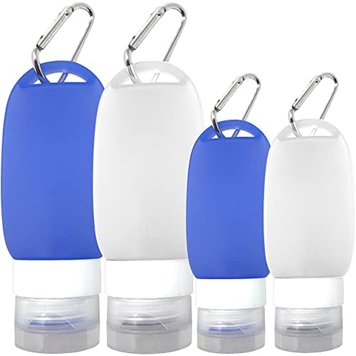 Cruise On Silicone Travel Bottle Set TSA Approved Leak-Proof Refillable