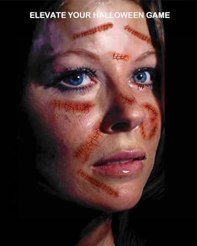 Horror Realistic Fake Blood Wound Stickers 5pcs
