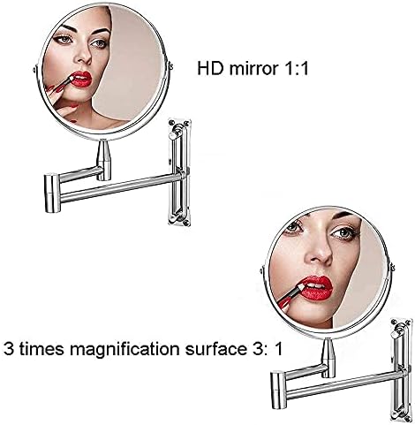 DEIHGE Wall-Mounted Makeup Mirror