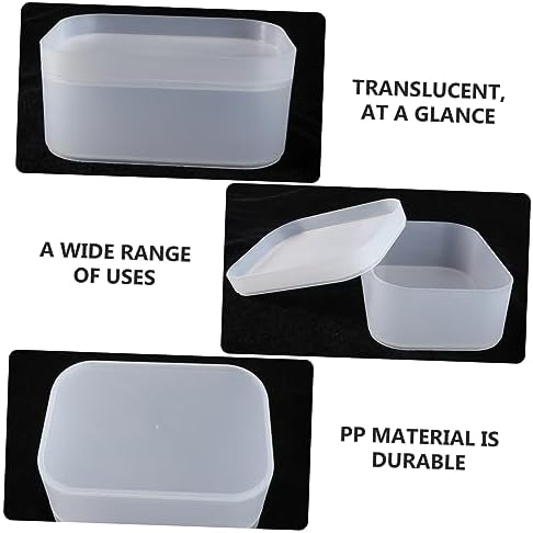 Callaron 1Pc Cosmetic Storage Case with Dustproof Lid