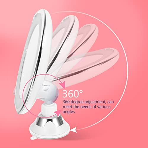Angoily 10x Magnification LED Makeup Mirror for Women