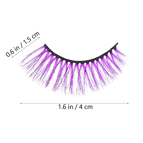 Beaupretty 3D Pink False Lashes 10PCS Set