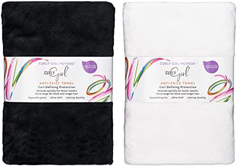 Curly Girl 2 Pack Microfiber Curl Drying Towel