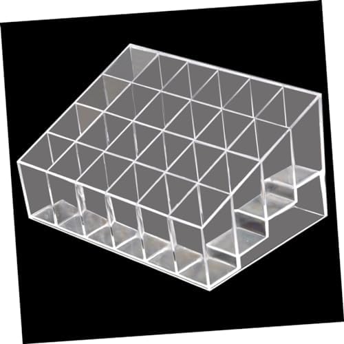 LIFKOME Clear Acrylic Lipstick Display Rack with 24 Compartments