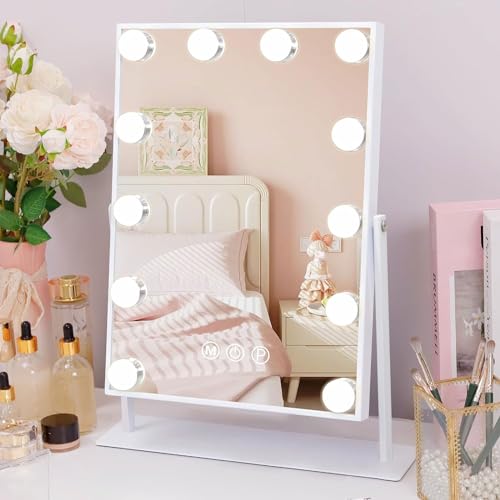 Fenair Vanity Mirror with 10X Magnification and Lights