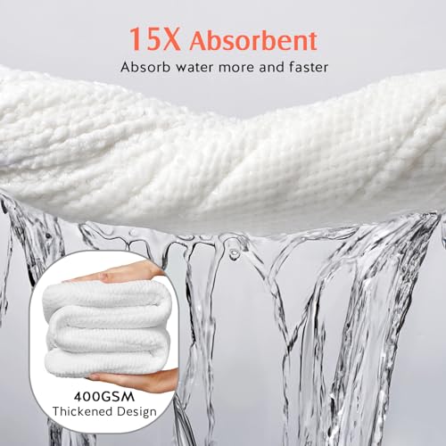 YFONG 2 Pack Microfiber Hair Towel Wrap for Women 1