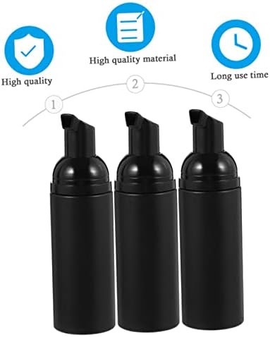 5PCS Foaming Bottle Set with Electroplated Frosted Design