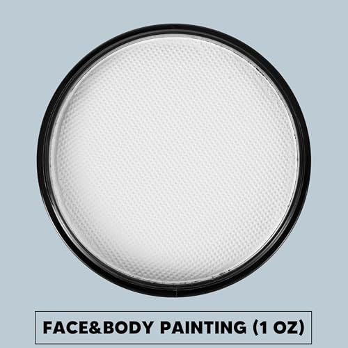 Spooktacular Creations Waterproof White Face Paint for Halloween Cosplay