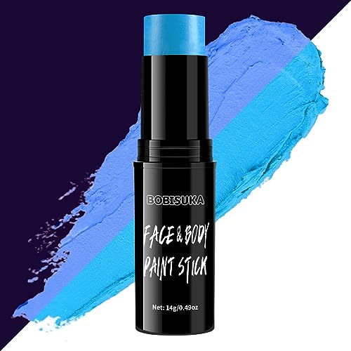 BOBISUKA Neon Blue UV Glow Body Paint Stick