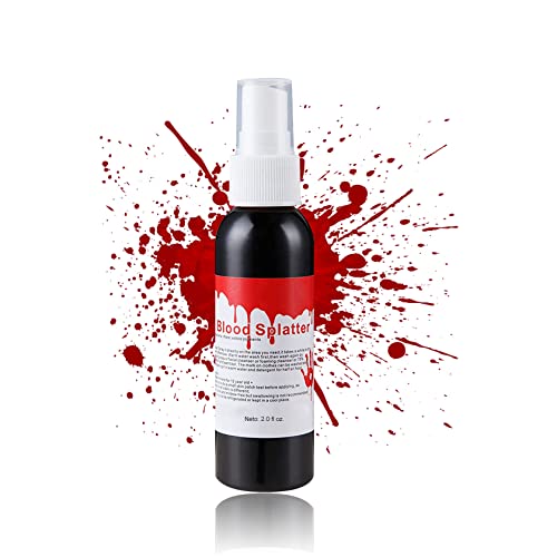 Fake Blood Makeup Spray for Halloween Costumes and Cosplay
