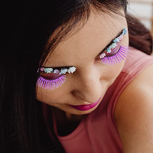 Beaupretty 3D Pink False Lashes 10PCS Set