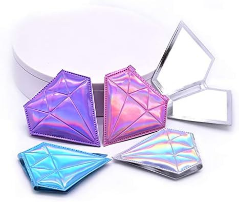 SUNESA 4pc Diamond Shape Makeup Mirror Set