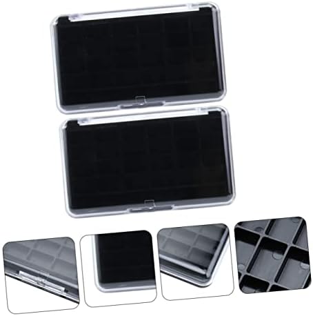 LIFKOME 2pcs Magnetic Cosmetic Case for Makeup Tools