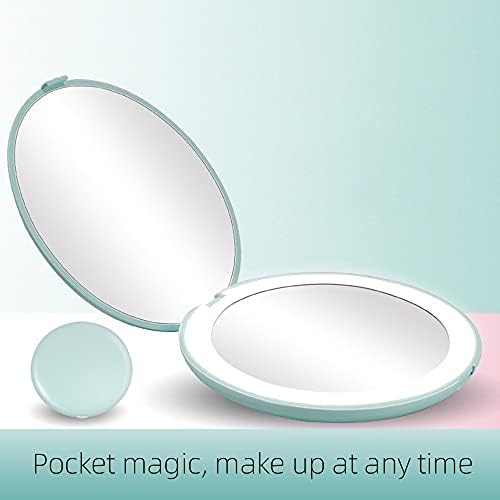 HengJuLe Makeup Mirror with LED Light and Magnifying Glass