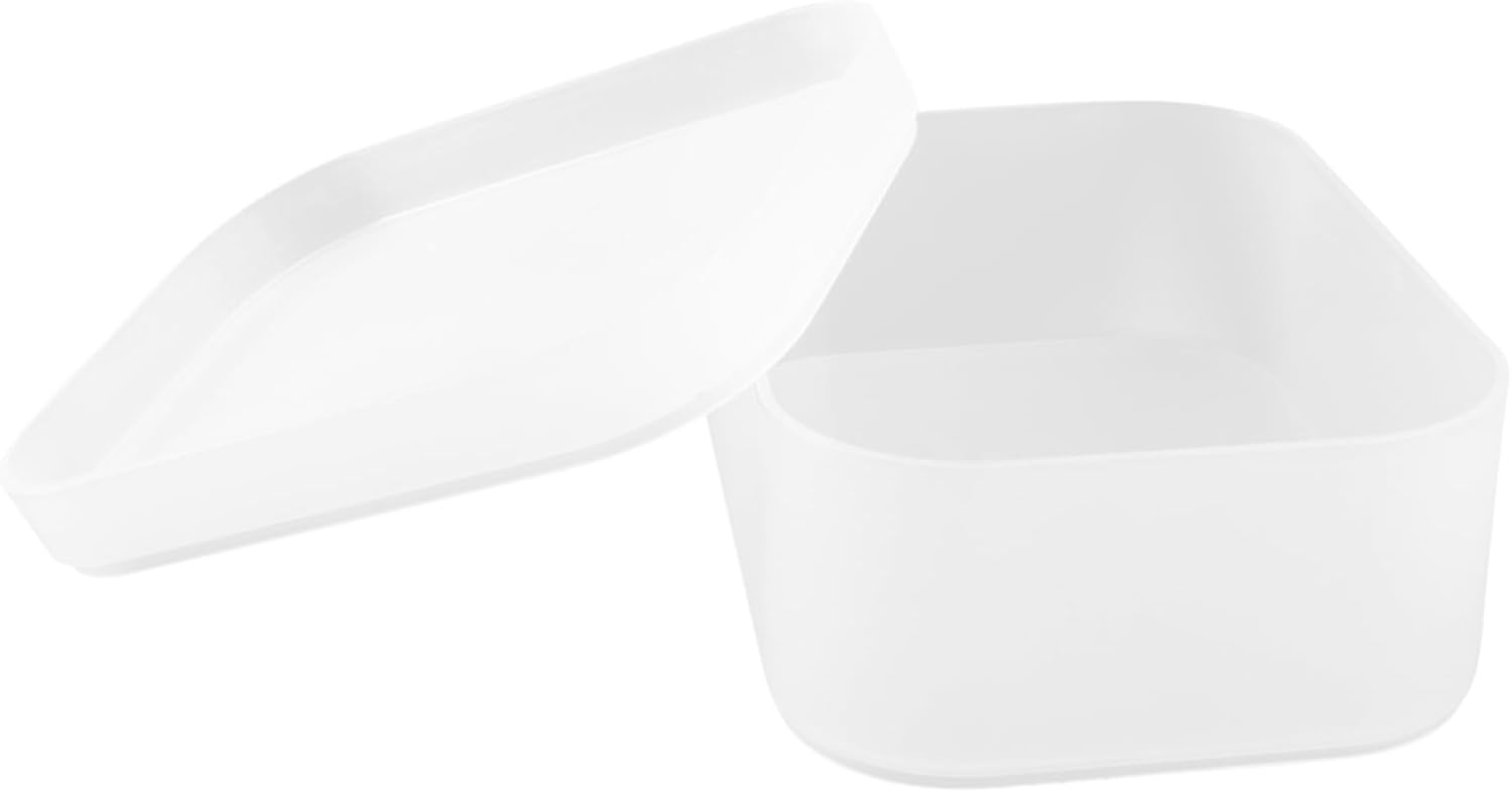 Callaron 1Pc Cosmetic Storage Case with Dustproof Lid