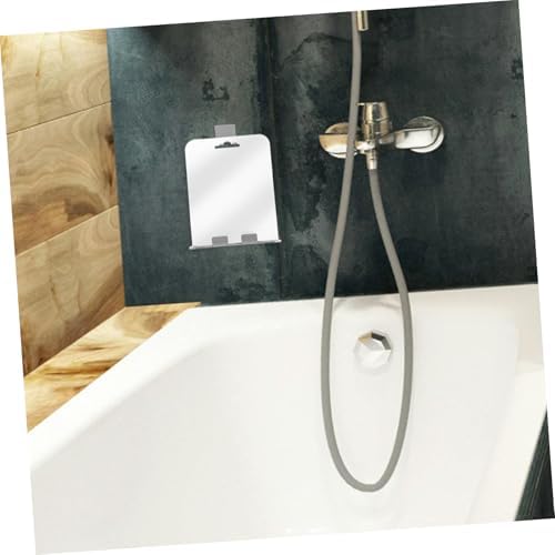 Cabilock Fogless Shower Mirror with Shelf and Hooks 1