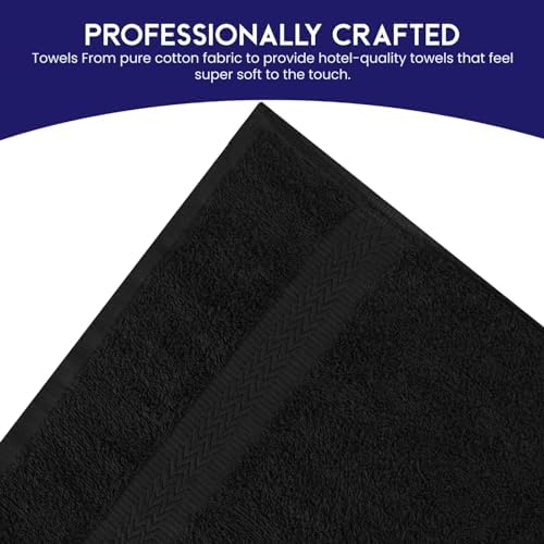 Linteum Textile Supply Hair Drying Towels 20x40 Inches Pack of 6