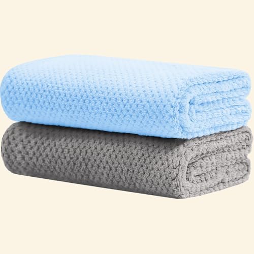 Wuwahold Microfiber Hair Towels Set 2 Pack