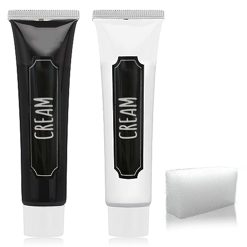 Halloween Face Paint Kit Black White Body Paint SFX Makeup