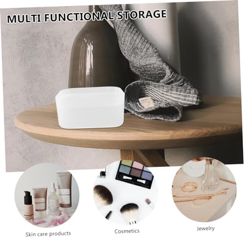 1pc Transparent Makeup Storage Box for Desktop Use