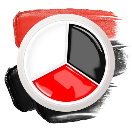 JunKuJK Clown Face Body Paint Kit