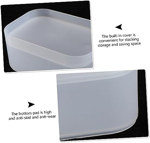 1pc Transparent Makeup Storage Box for Desktop Use