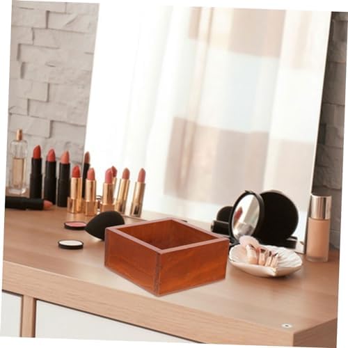 Alipis Vintage Wooden Lipstick Organizer