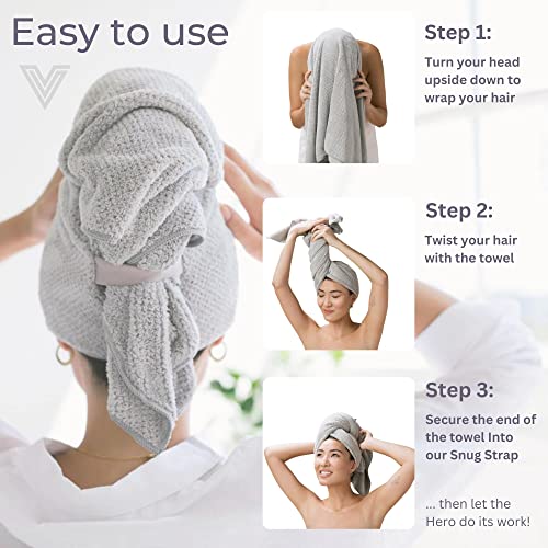 VOLO Hero Cloud Pink Hair Towel