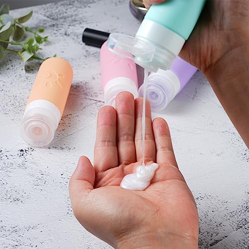 Zafit Leakproof Travel Bottles Set - 4 Pcs TSA Approved 3oz Refillable Containers