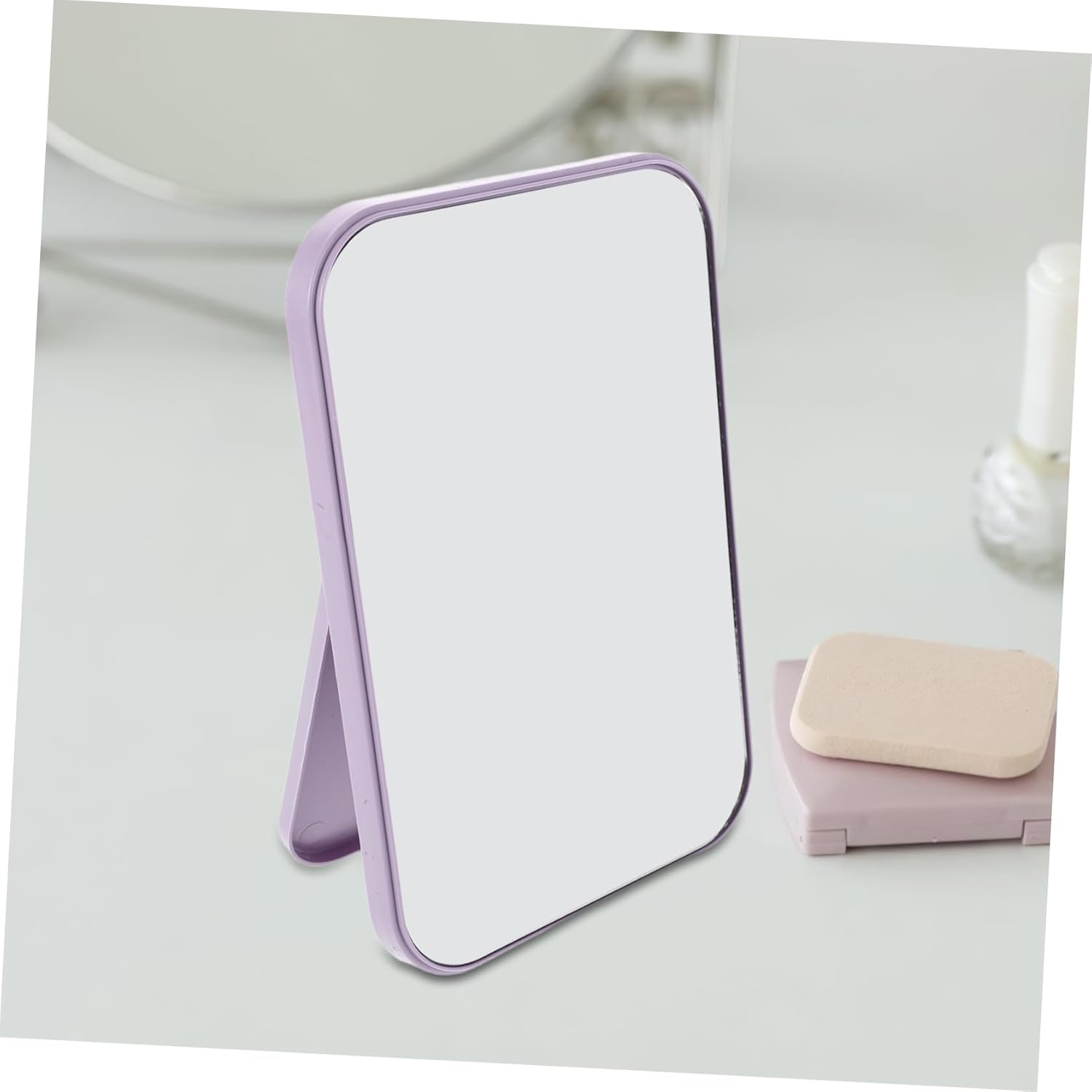 2Pcs FOMIYES Travel Vanity Mirror Dual Use