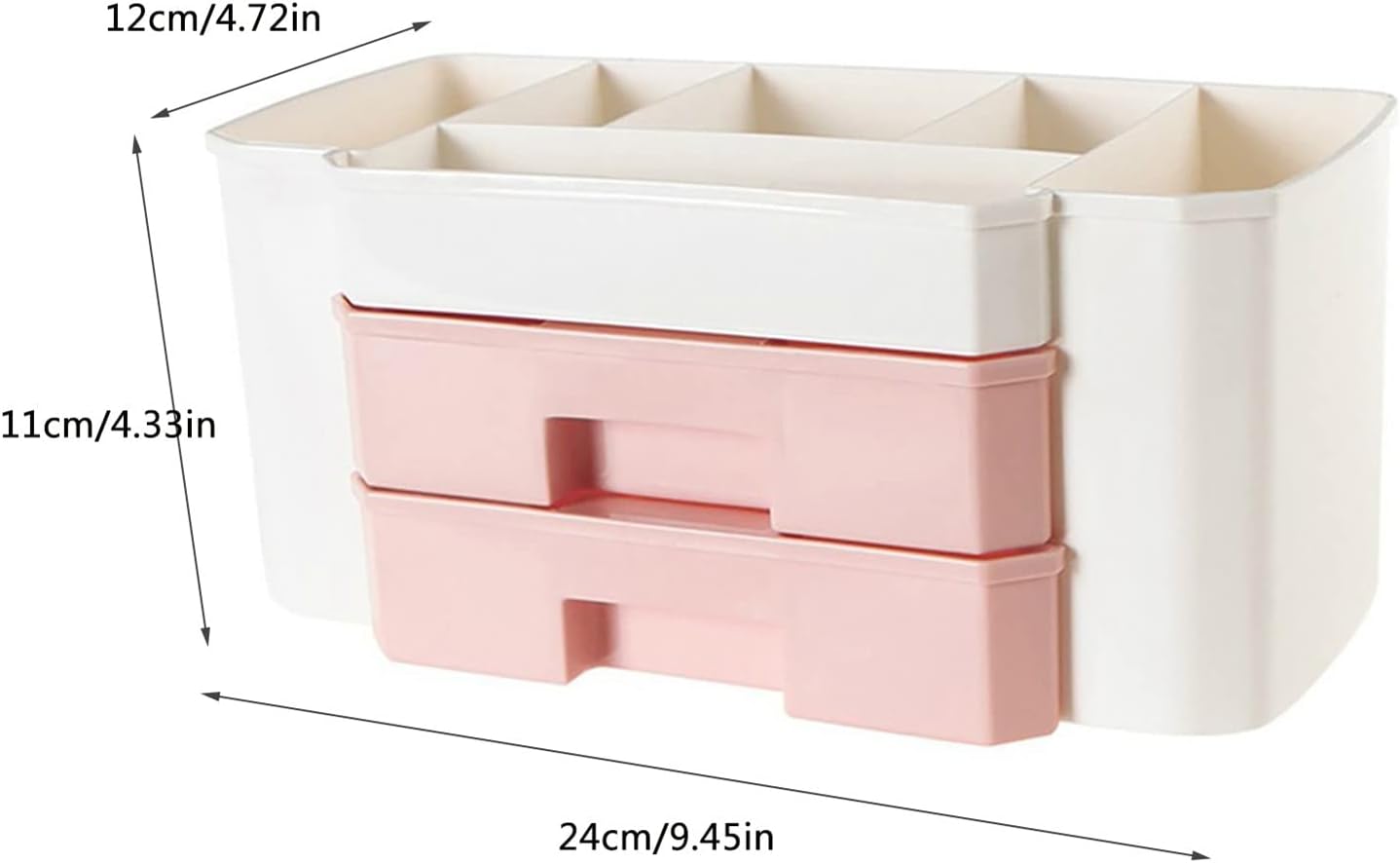 Makeup Bag Organizer with 20 Drawers for Vanity