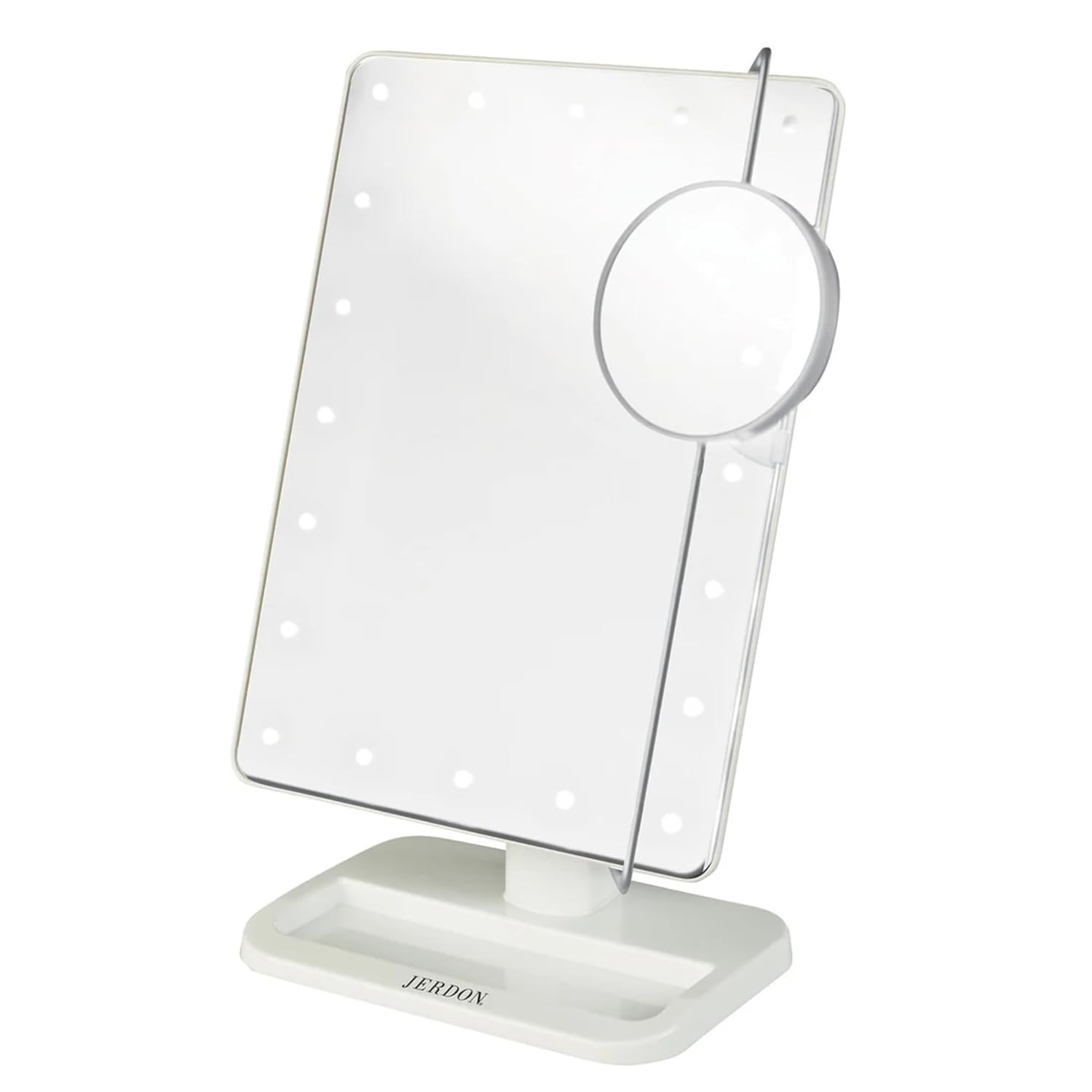 Jerdon 8x11 Lighted Vanity Mirror with 10X Magnification